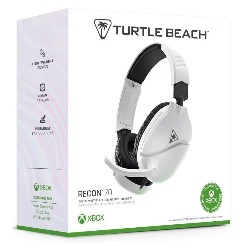 Turtle Beach Recon 70X Gaming Headset White