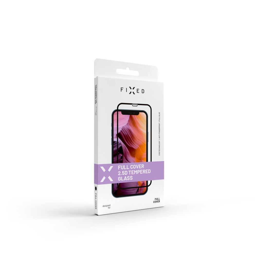 FIXED Full Cover 2,5D üvegfólia Oppo A60, fekete