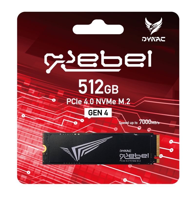 Dynac 512GB M.2 2280 NVMe Rebel