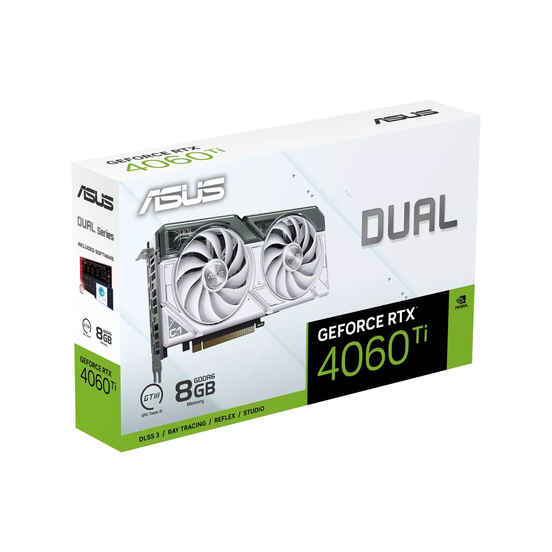 Asus DUAL-RTX4060TI-O8G-EVO WHITE