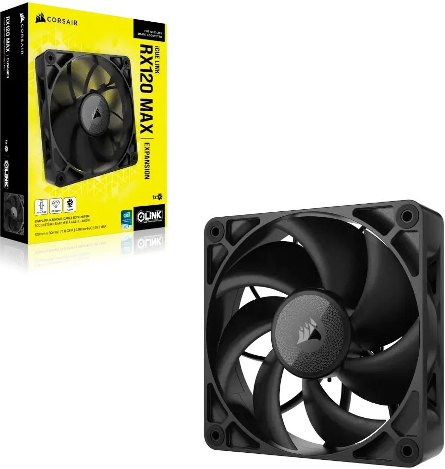 Corsair iCUE LINK RX120 MAX 120mm PWM Thick Fan Expansion