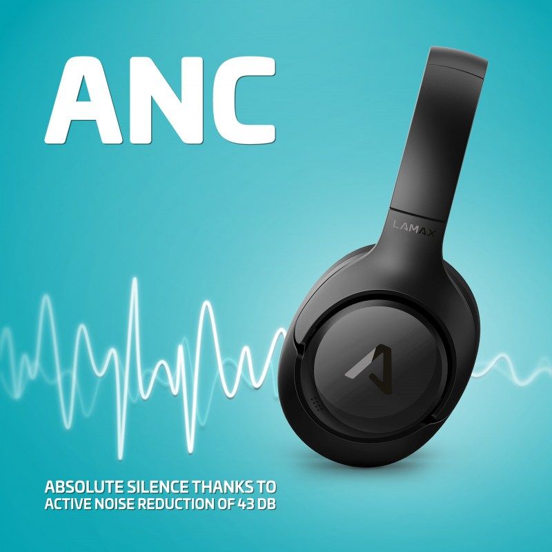 Lamax BeatComfort1 ANC Headset Black