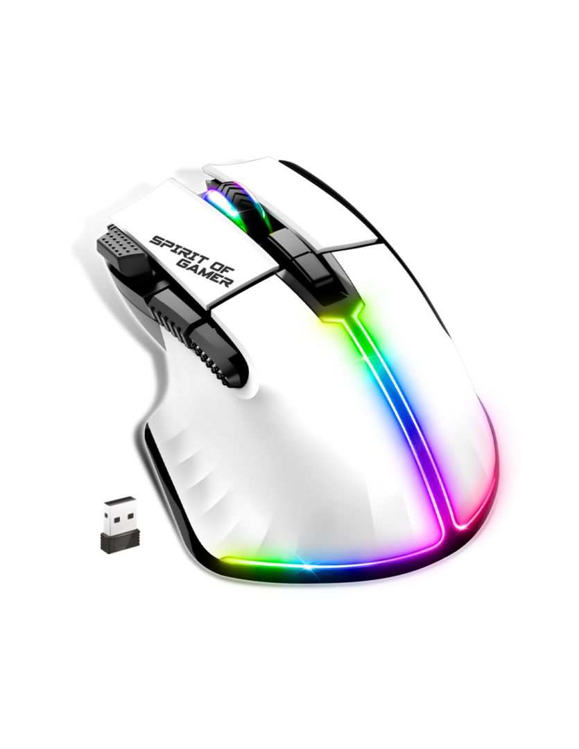 Spirit Of Gamer Pro-M5 RGB Arctic Wireless White