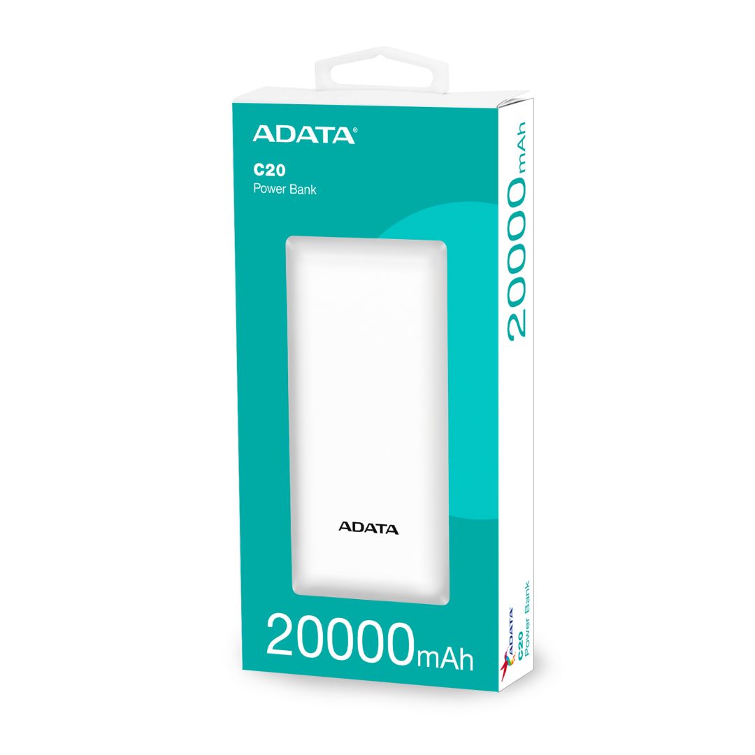 A-Data C20 20000mAh PowerBank White