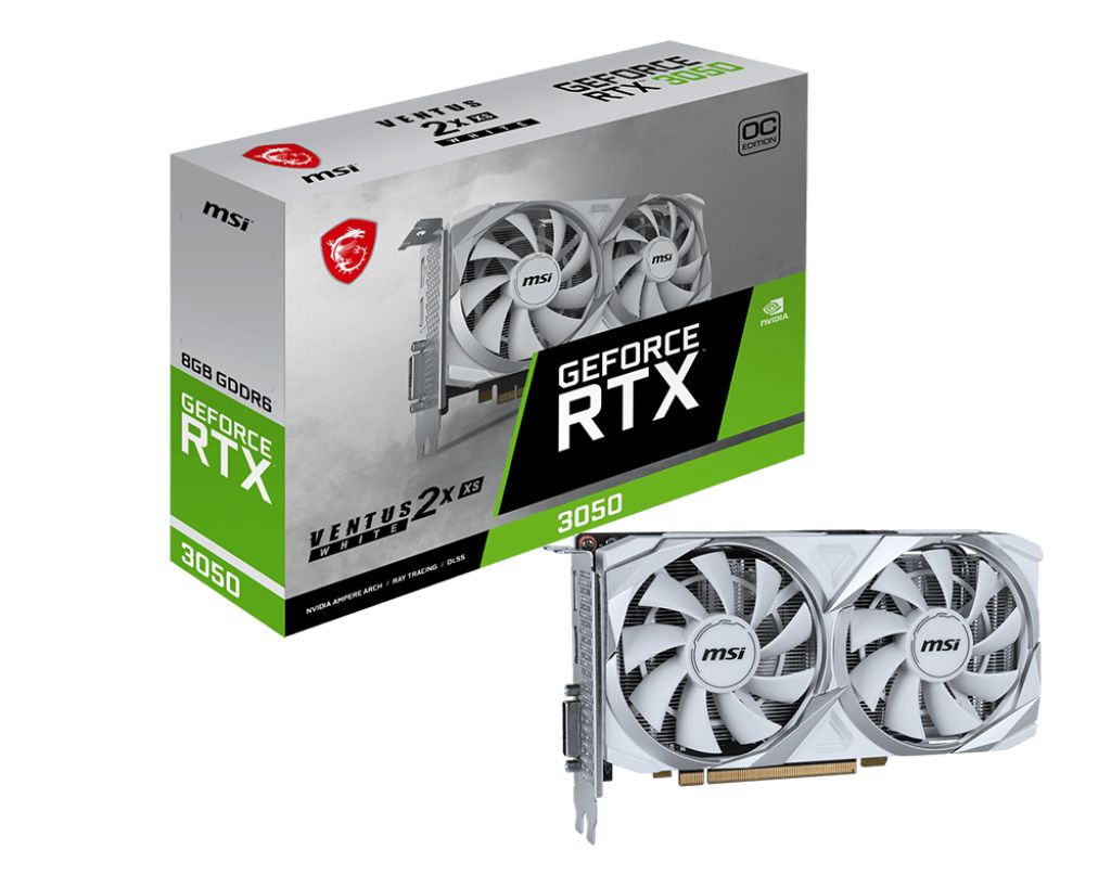 Msi RTX3050 VENTUS 2X XS 8G OC WHITE