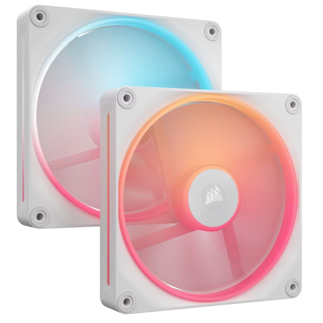 Corsair iCUE LINK LX140-R RGB 140mm PWM Reverse Fans Starter Kit White