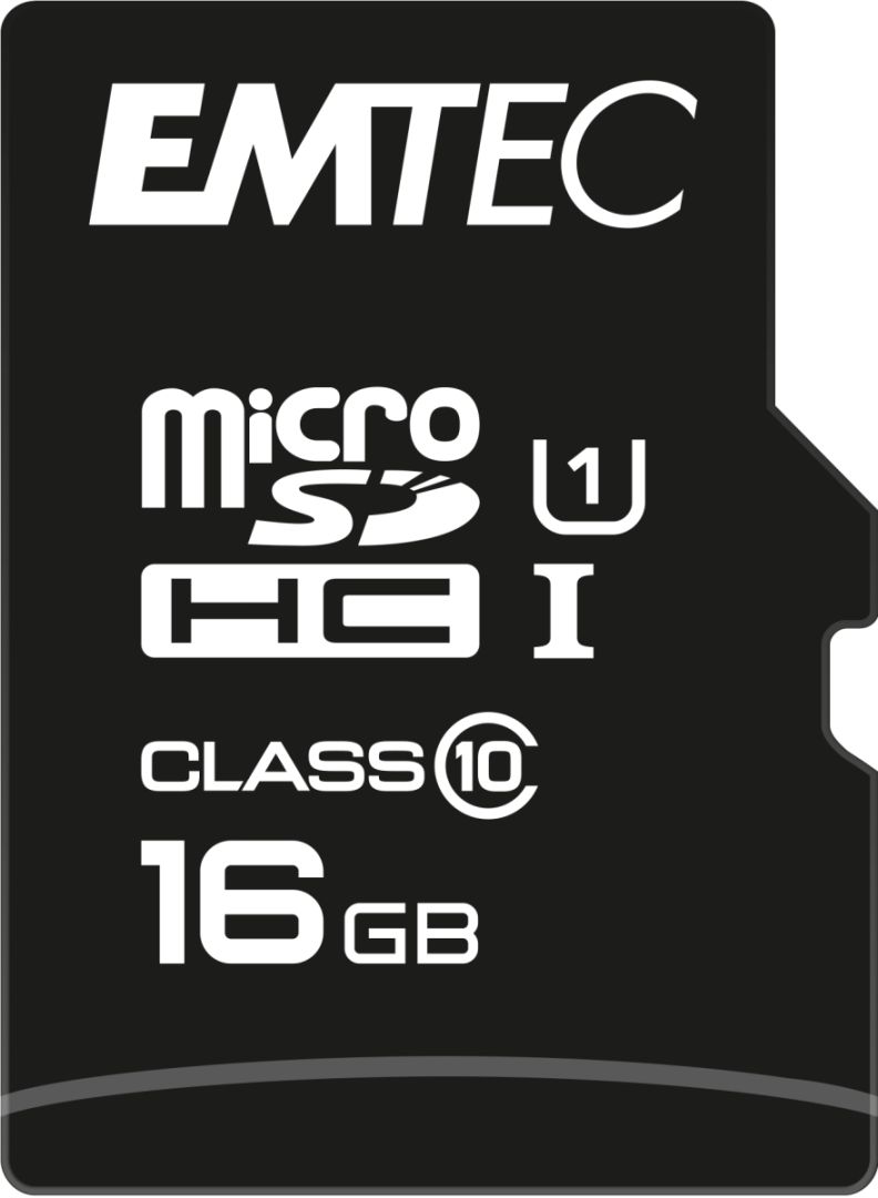 Emtec 16GB microSDHC Elite Gold Class 10 UHS-I U1 + adapterrel