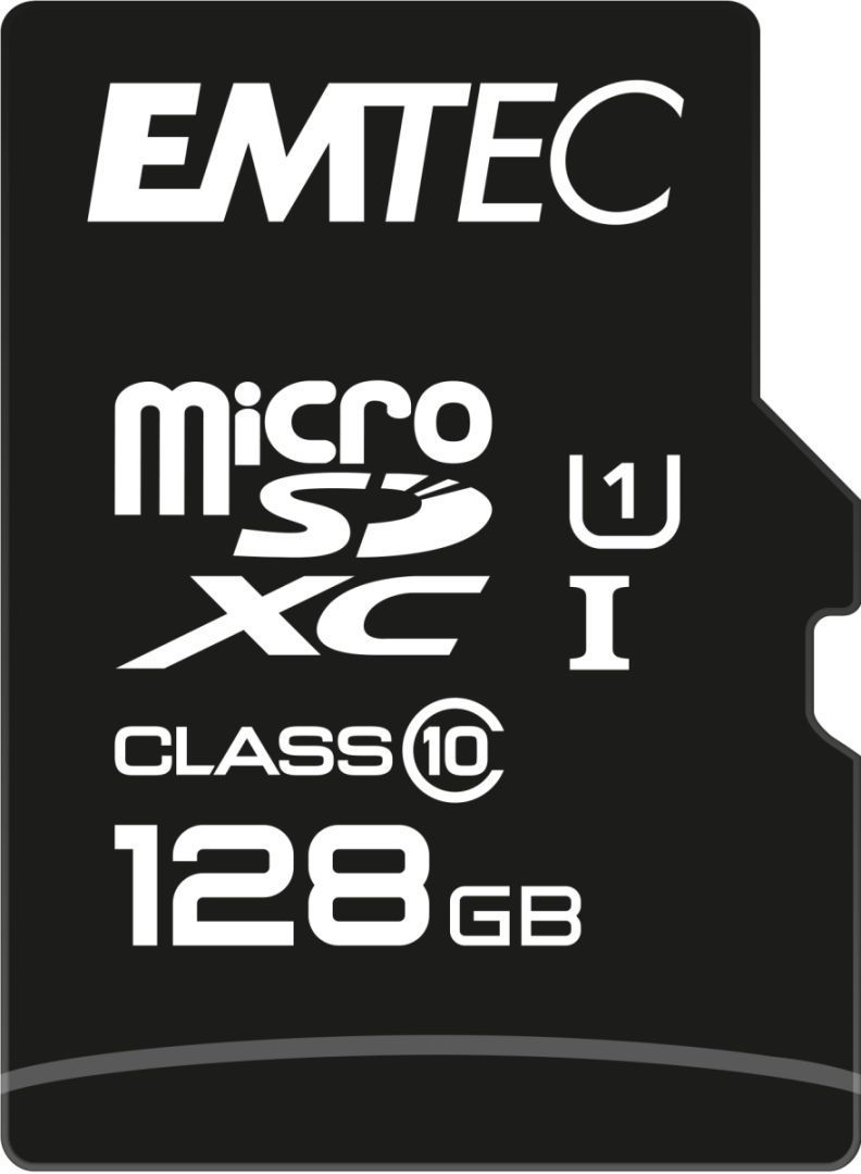 Emtec 128GB microSDXC Elite Gold Class 10 UHS-I U1 + adapterrel