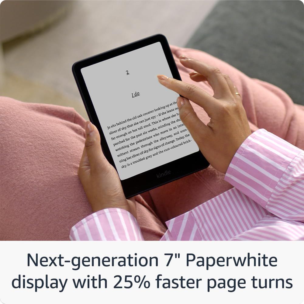 Amazon Kindle Paperwhite (2024) 7" E-book olvasó 16GB Black (Reklámos verzió)