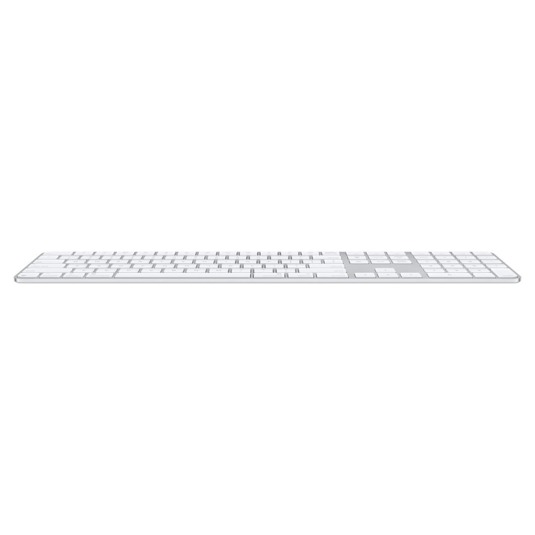 Apple Magic Keyboard (2024) Touch ID and Numeric Keypad Bluetooth Keyboard White US