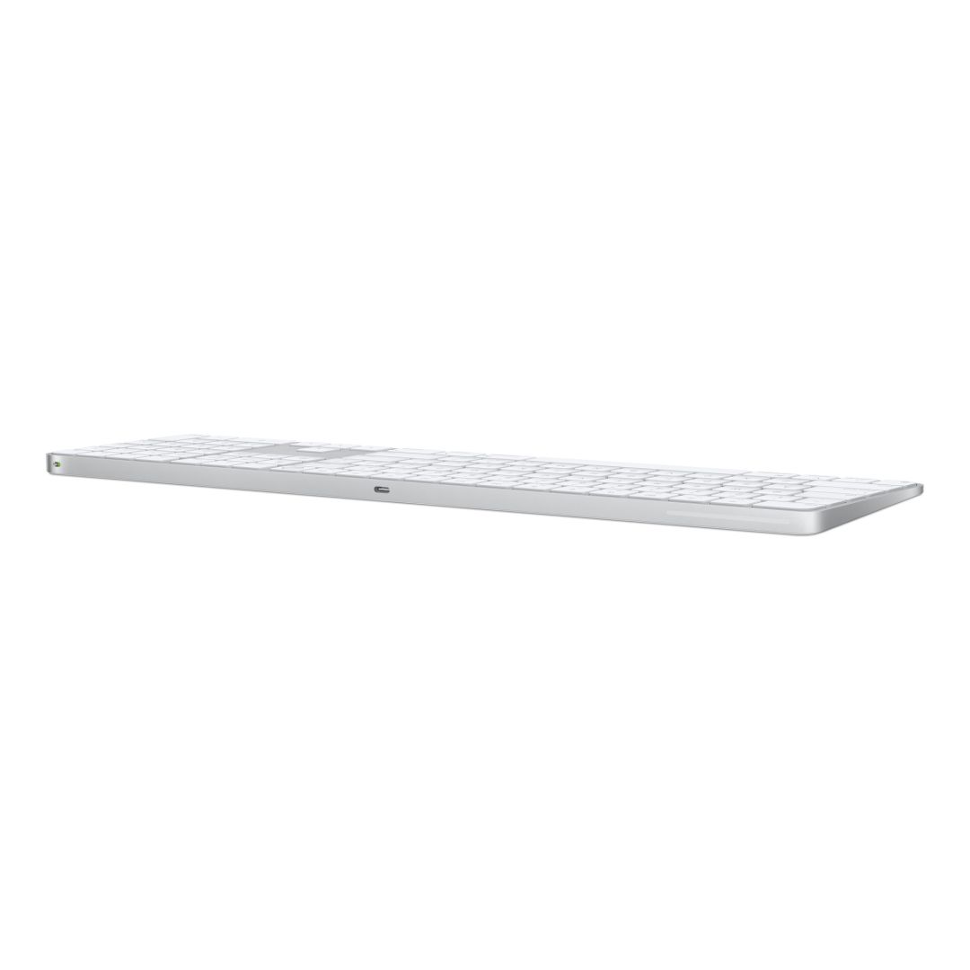 Apple Magic Keyboard (2024) Touch ID and Numeric Keypad Bluetooth Keyboard White US