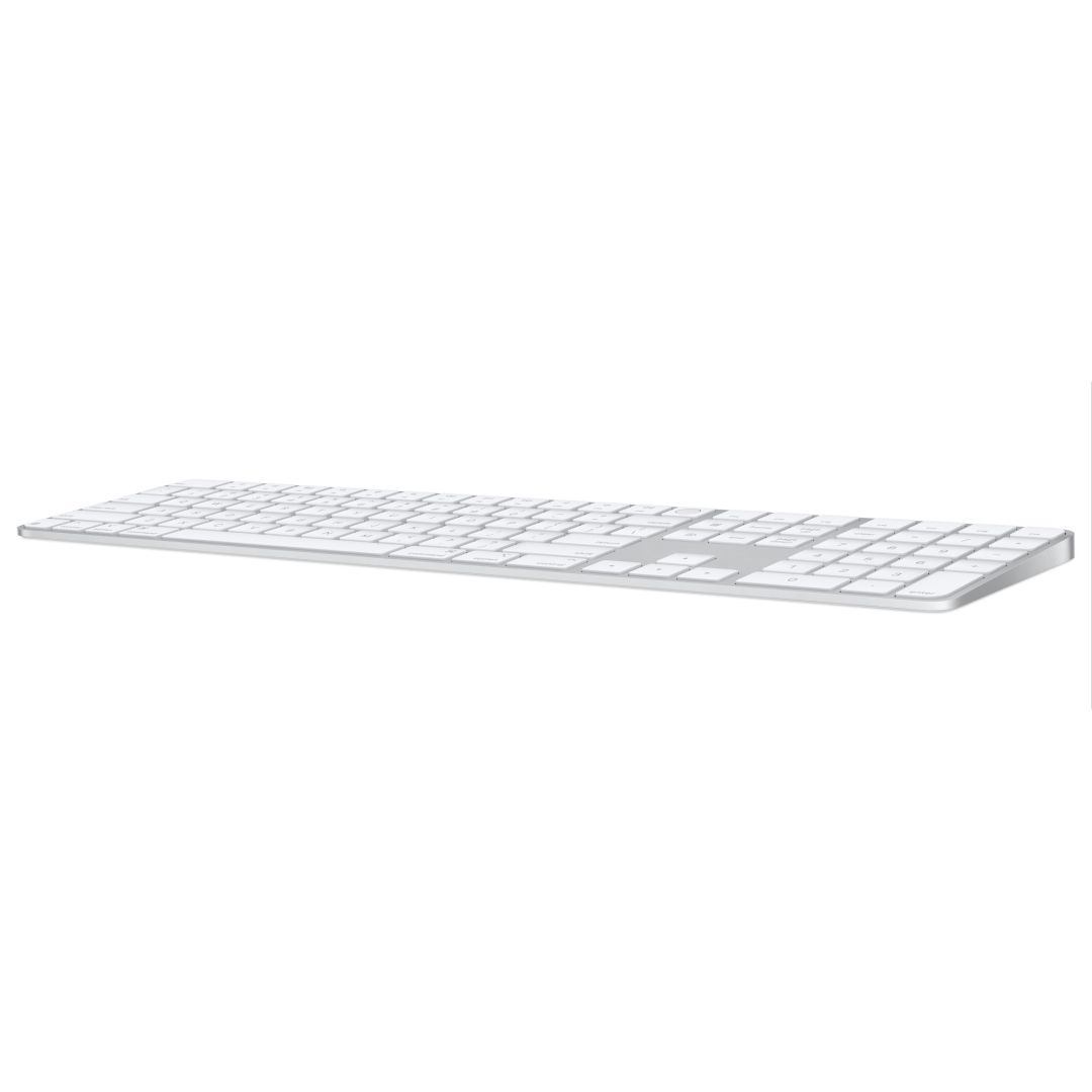 Apple Magic Keyboard (2024) Touch ID and Numeric Keypad Bluetooth Keyboard White US