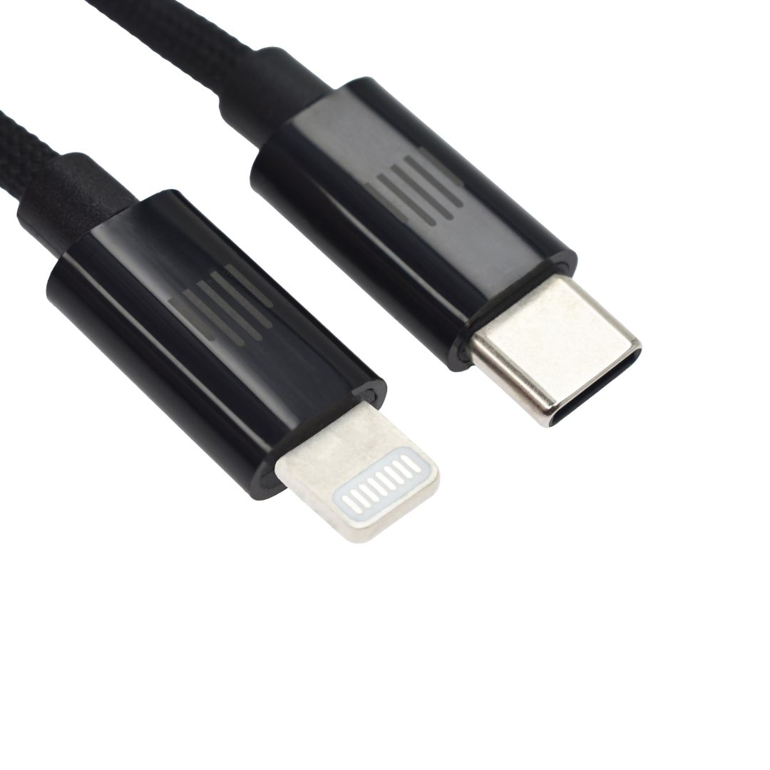 Dviced USB-C to Lightning Cable 1,25m Black