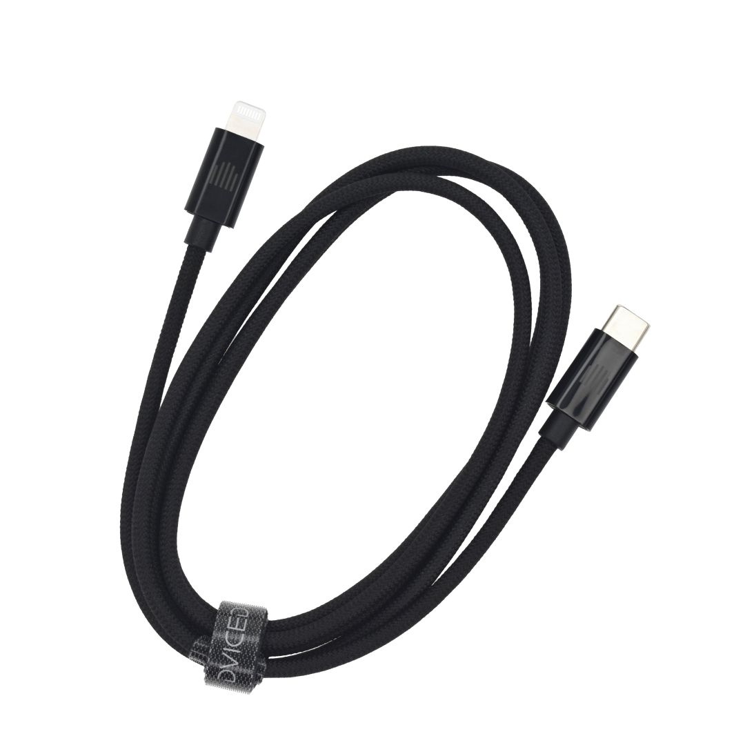 Dviced USB-C to Lightning Cable 1,25m Black