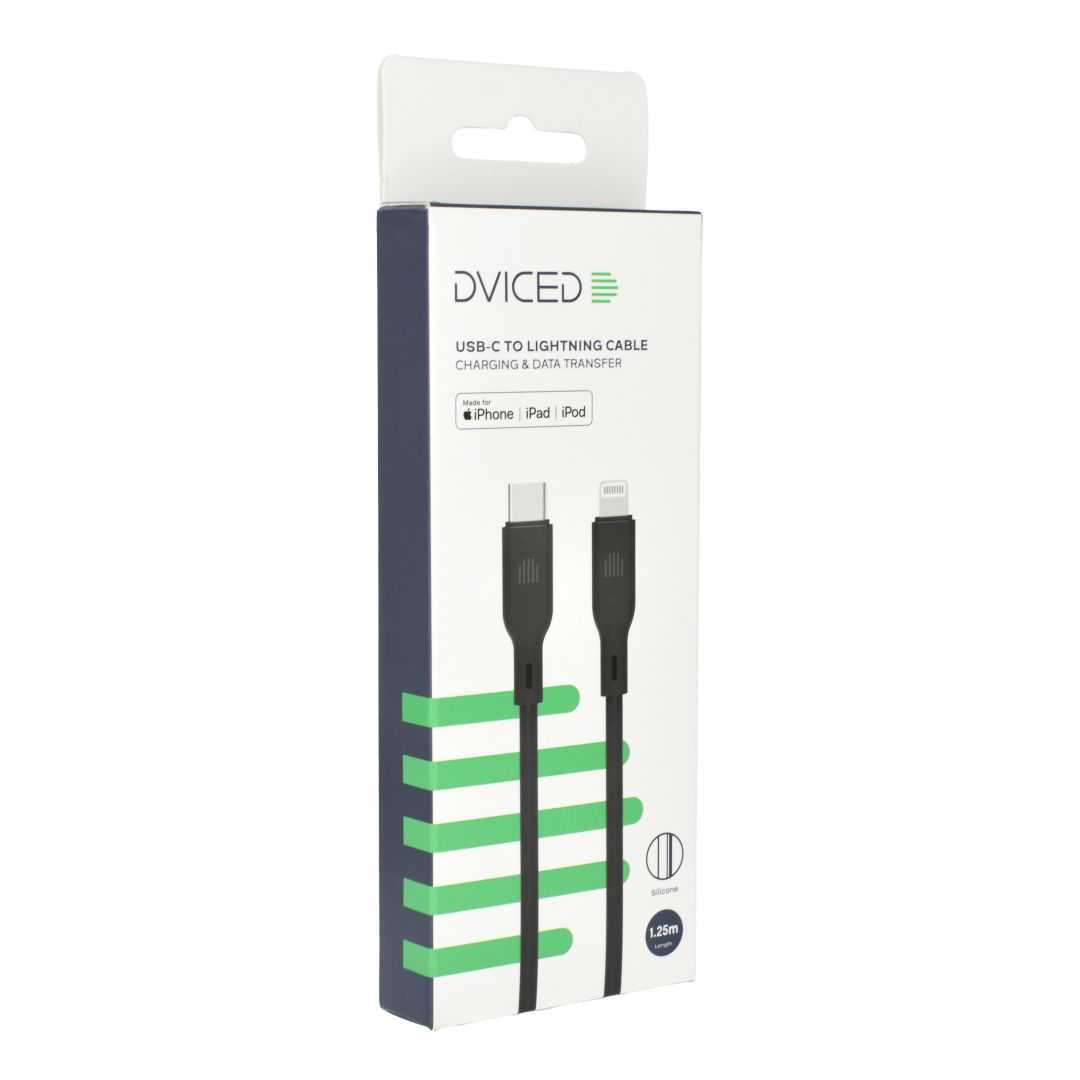 Dviced USB-C to Lightning Cable 1,25m Black