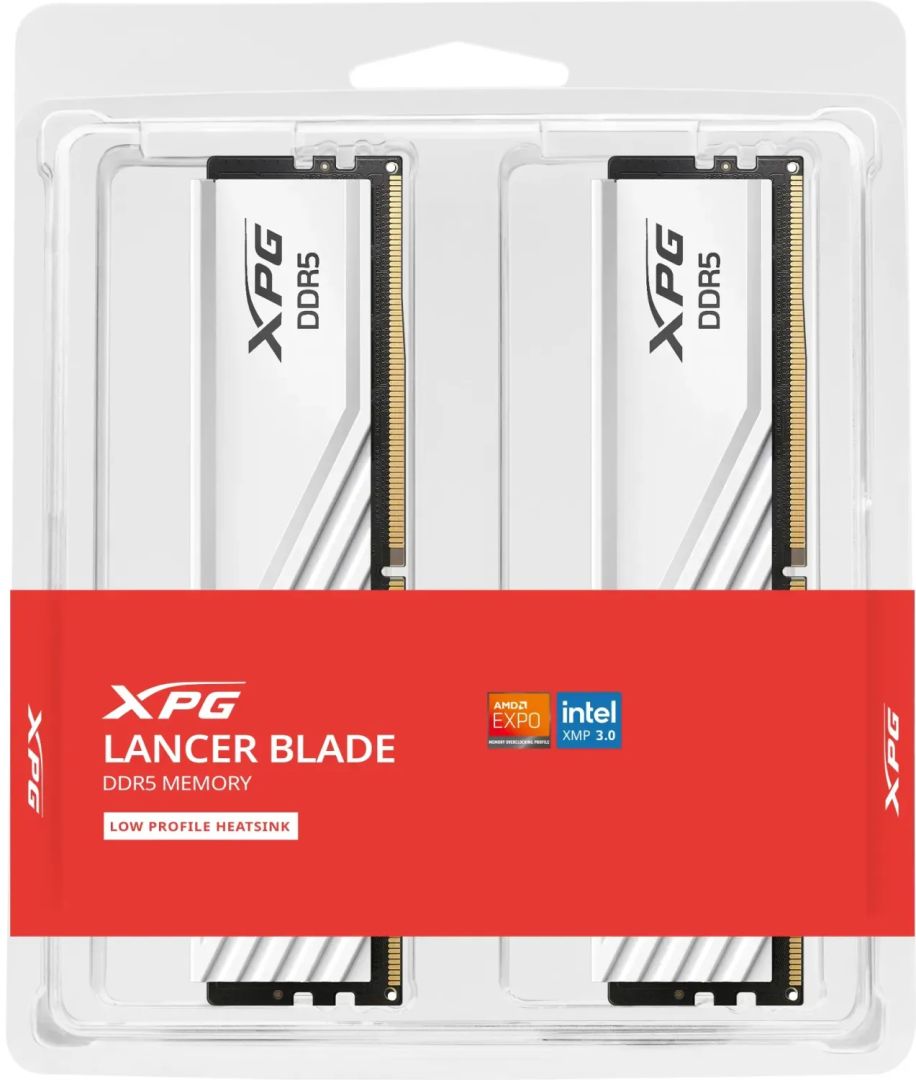 A-Data 32GB DRR5 6000MHz Kit(2x16GB) Lancer Blade White