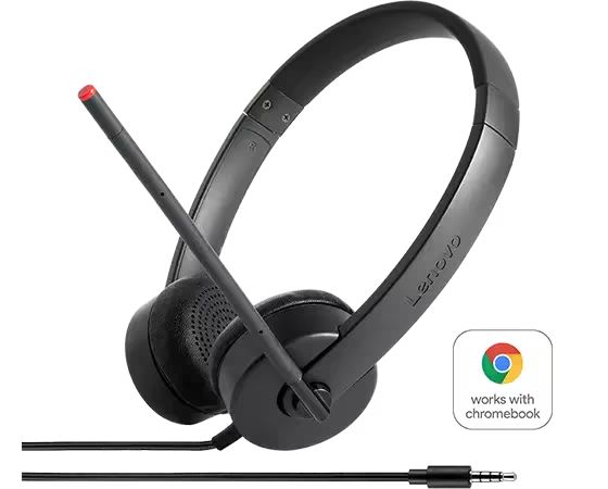 Lenovo Essential Stereo Analog Headset Black