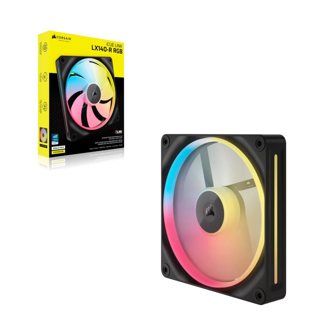 Corsair iCUE LINK LX140-R RGB 140mm PWM Reverse Fan Expansion