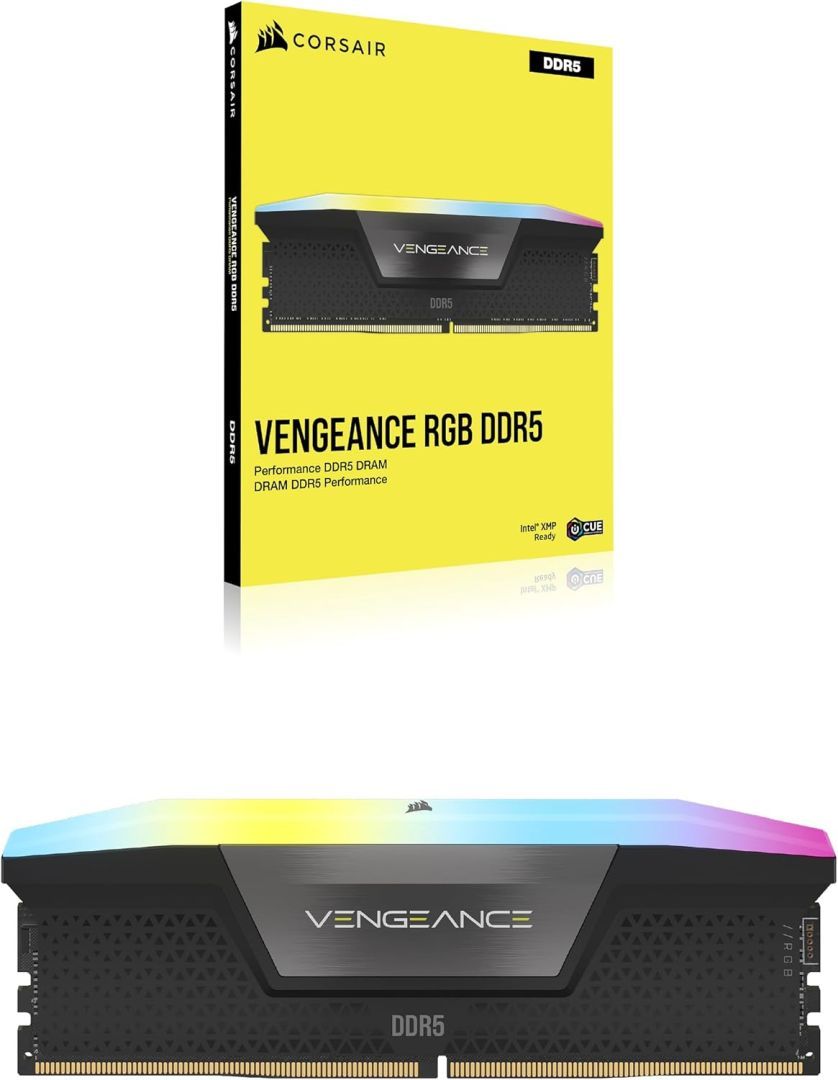 Corsair 16GB DDR5 5200MHz Vengeance RGB Black