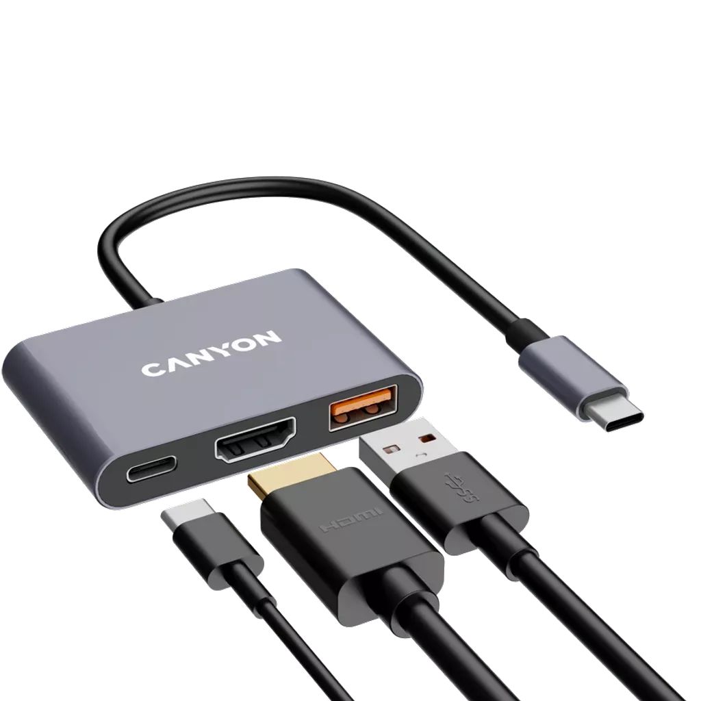 Canyon CNS-TDS4 3 Ports USB-C HUB