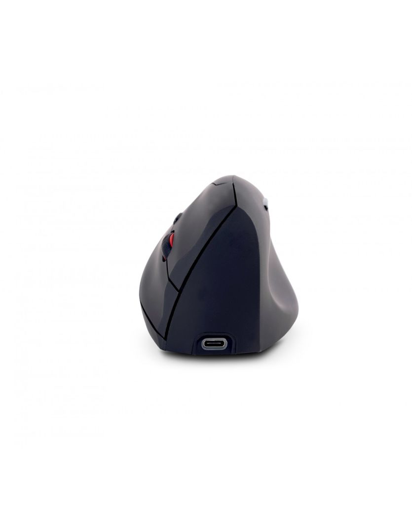 URBAN factory Ergo Next Ergonomic Vertical Wireless mouse Black