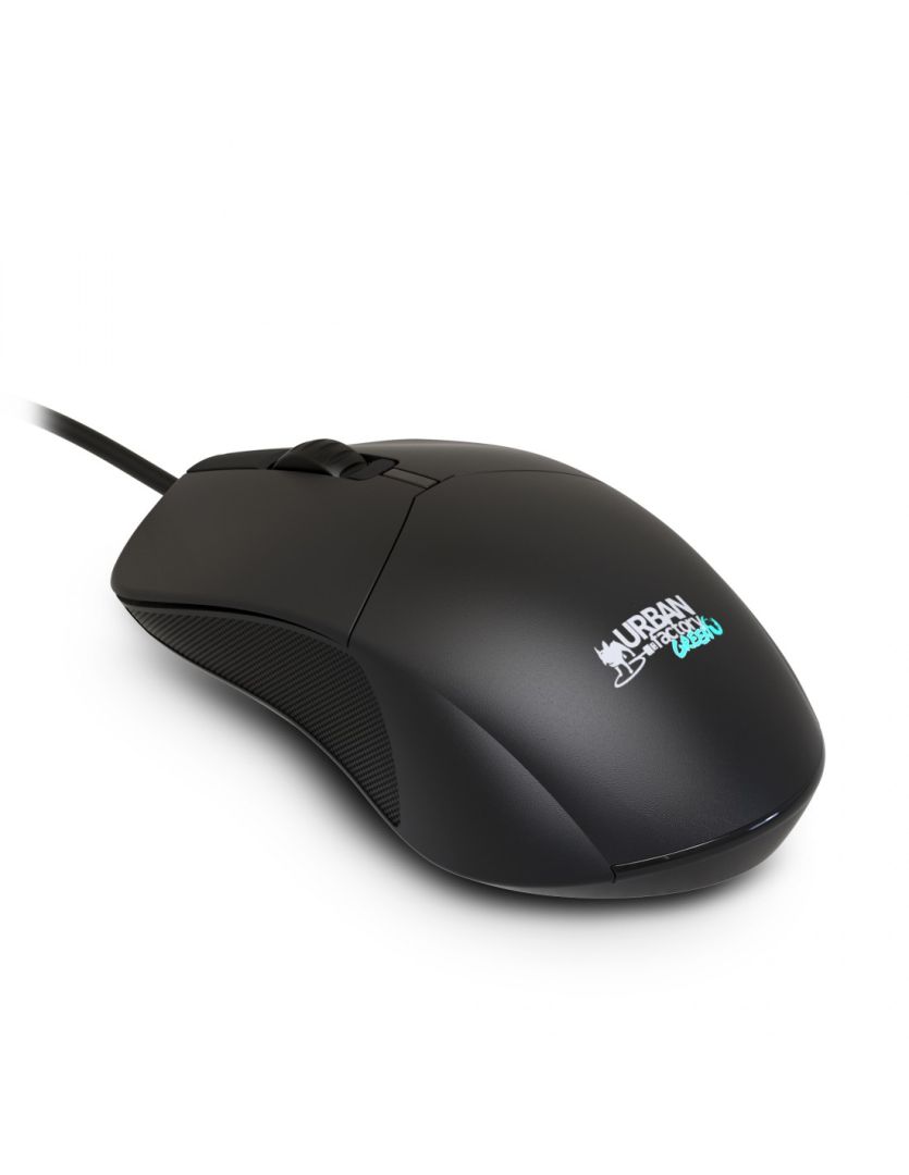 URBAN factory Cyclee Wired mouse Black