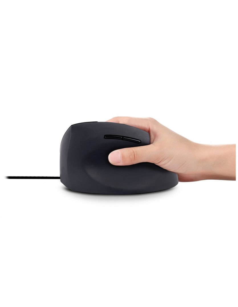 URBAN factory Ergo Next Ergonomic Vertical Wireless mouse Black