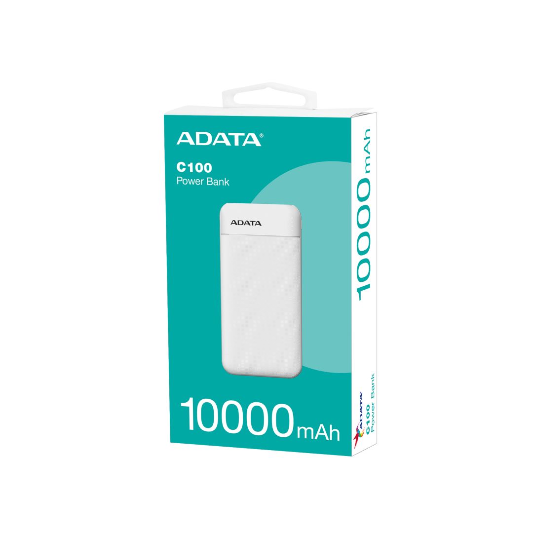 A-Data C100 10000mAh PowerBank White