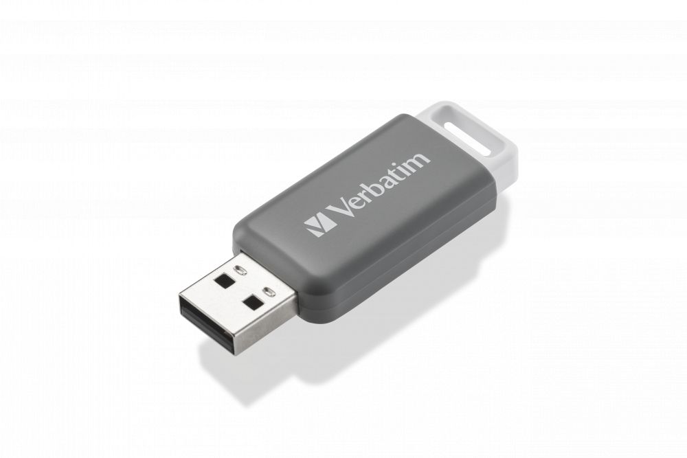 Verbatim 128GB DataBar USB2.0 Grey