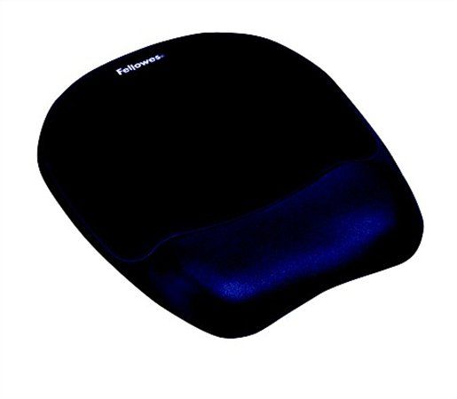 Fellowes Memory Foam Wirst Rest Egérpad Zafír Blue