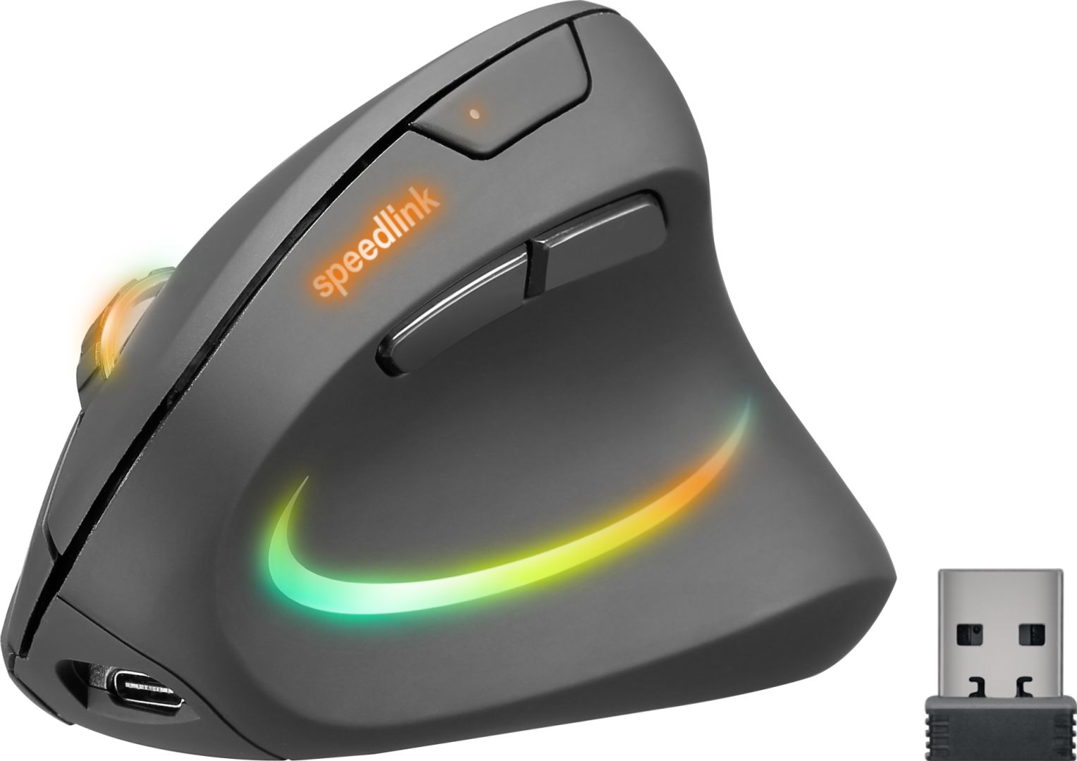 Speedlink Piavo Pro RGB Vertical Ergonomic Mouse Black