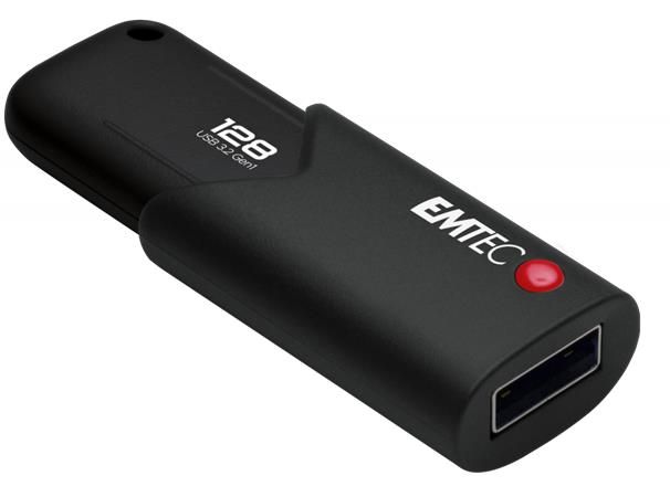 Emtec 128GB B120 Click Secure USB3.2 Black