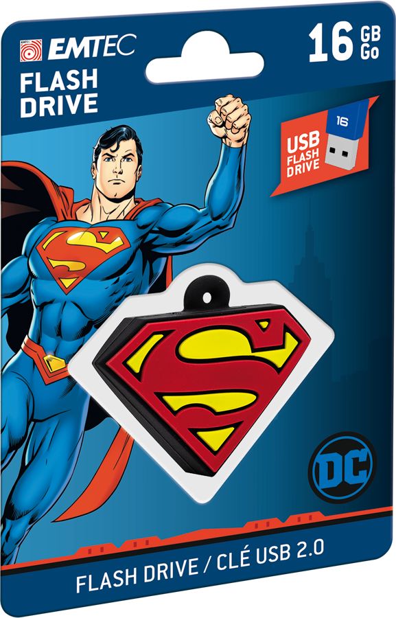 Emtec 16GB DC Superman USB2.0 Black