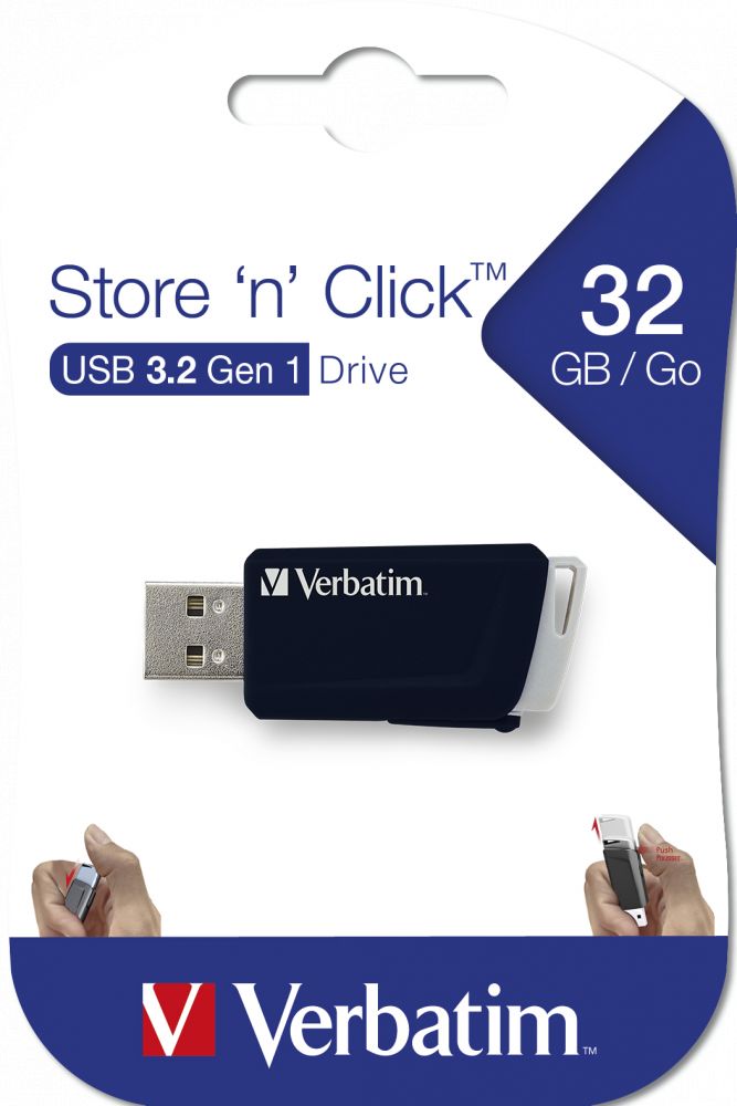 Verbatim 32GB Store n Click USB3.2 Black