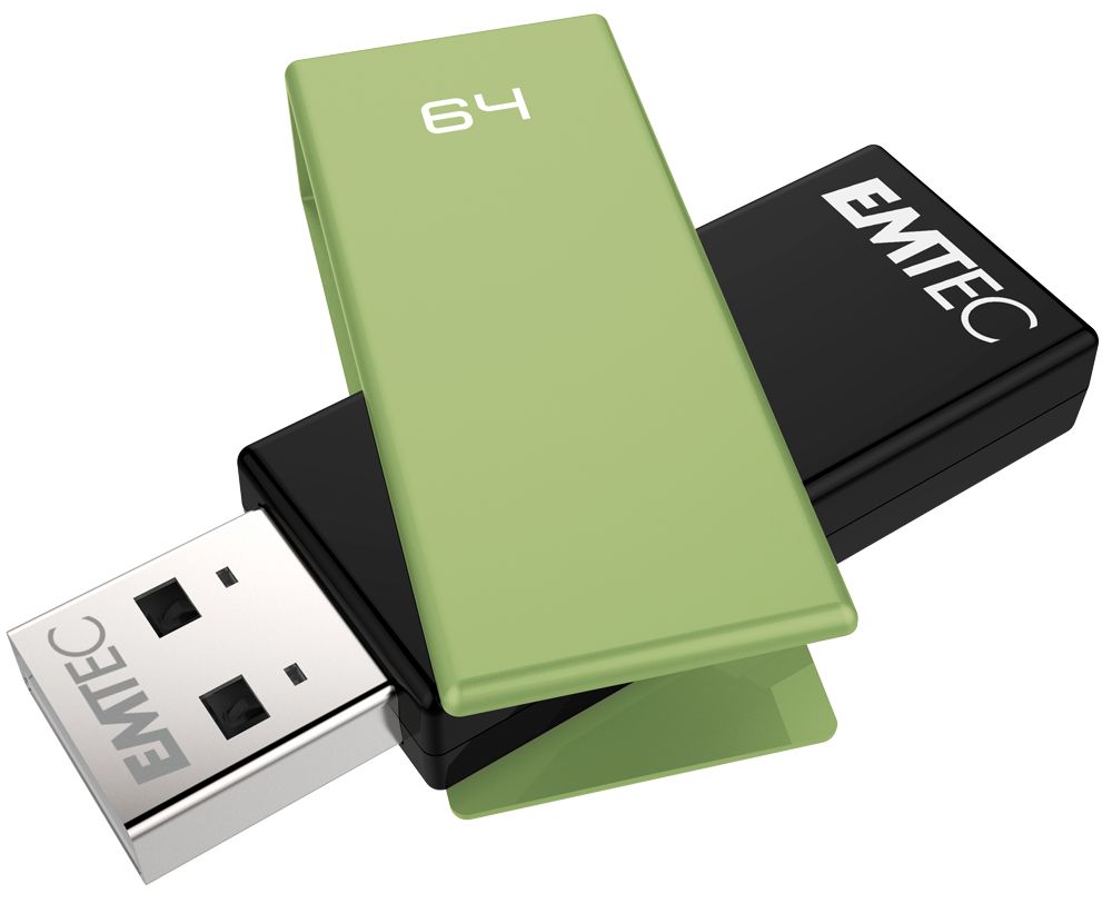 Emtec 64GB C350 Brick USB2.0 Green