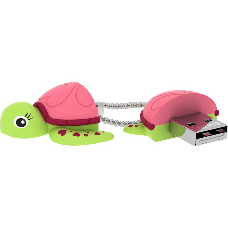 Emtec 16GB M335 Lady Turtle USB2.0 Green/Red