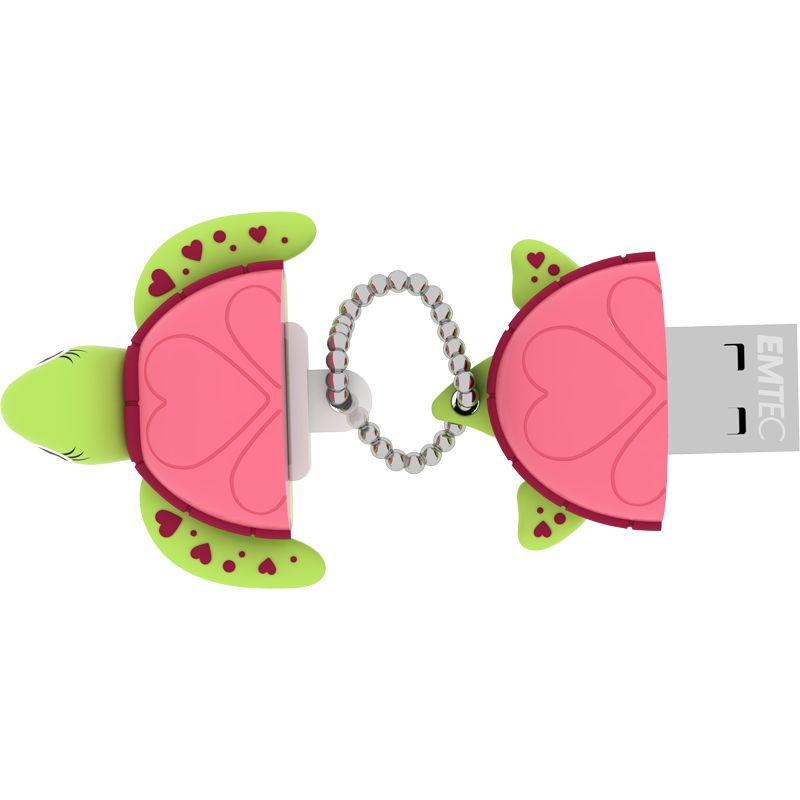 Emtec 16GB M335 Lady Turtle USB2.0 Green/Red