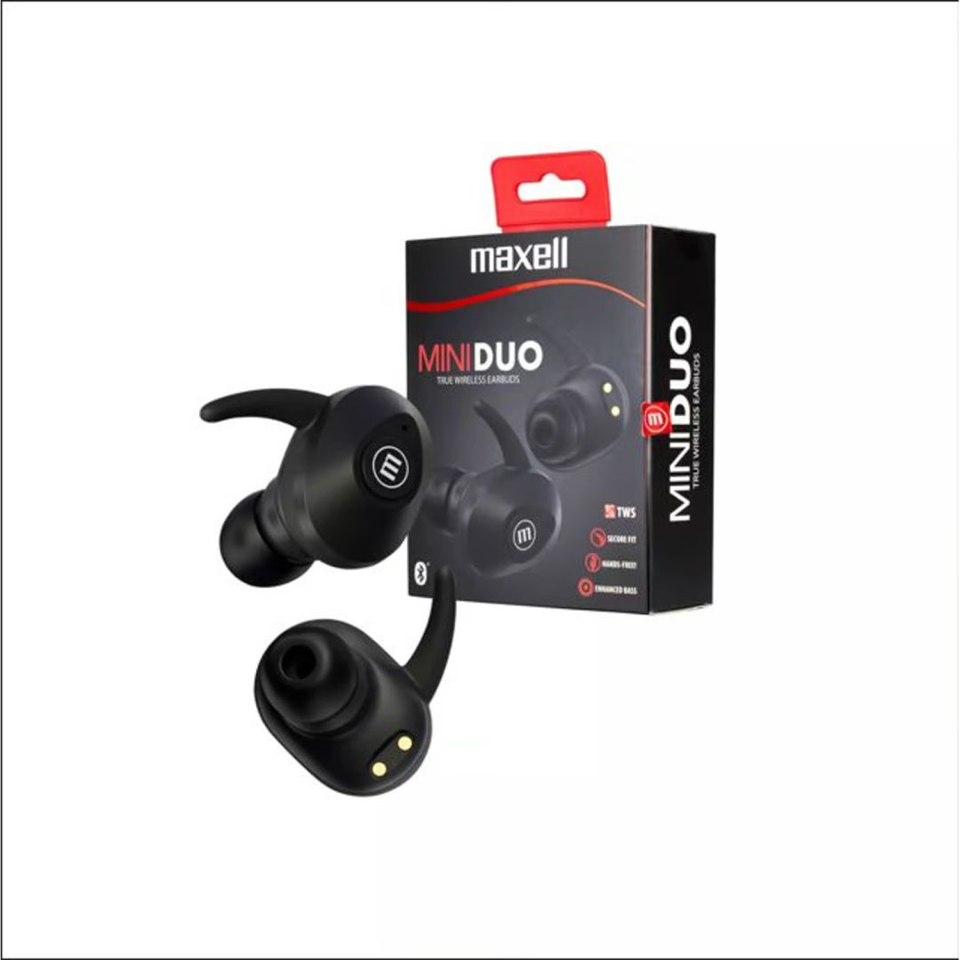 Maxell Mini Duo Bluetooth Headset Black