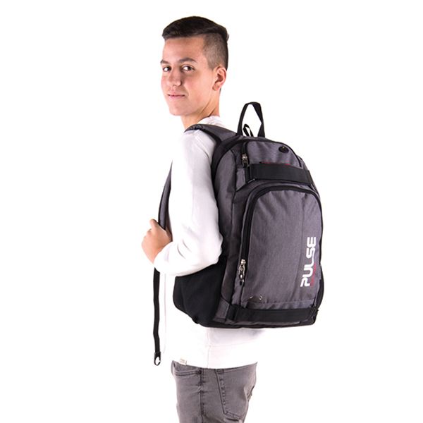 Pulse Scate Gray Cationic Backpack 15,6" Grey