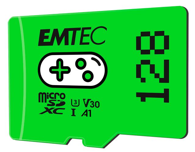 Emtec 128GB microSDXC Gaming U3 V30 A1