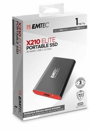 Emtec 1TB USB3.2 X210 Black/Red