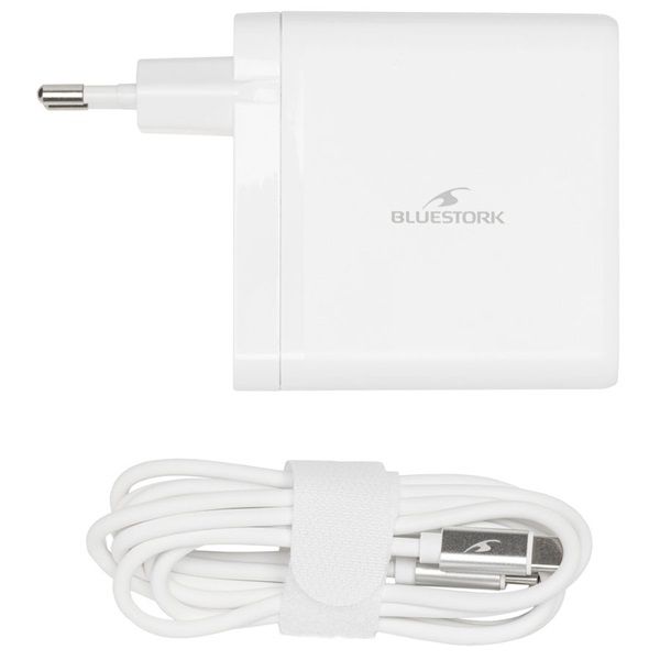 Bluestork PW-NB-65-C 65W Wall Charger Adapter White