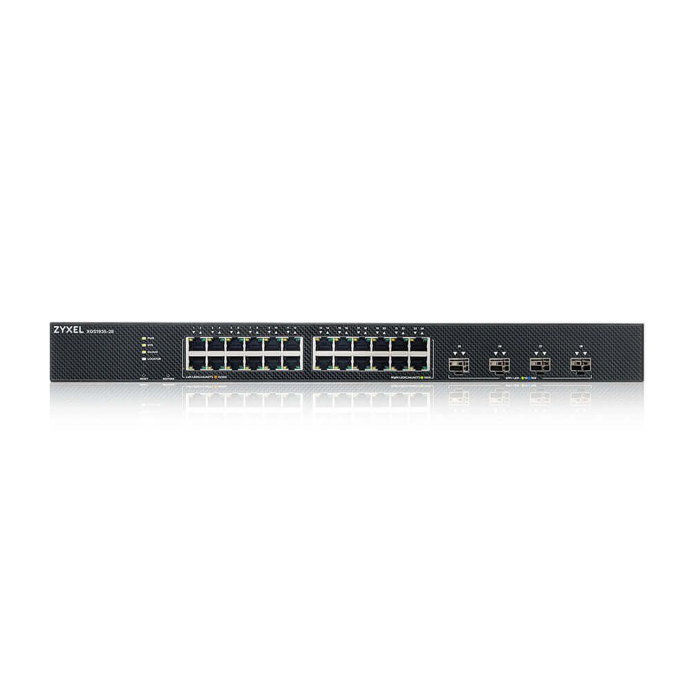 ZyXEL XGS1935-28-EU0101F 24-port GbE Lite-L3 Smart Managed Switch with 4 10G Uplink