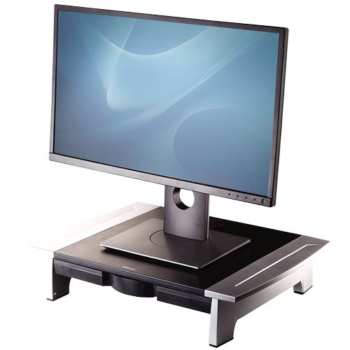 Fellowes Office Suites Standard Monitor Riser Black