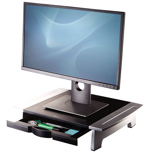 Fellowes Office Suites Standard Monitor Riser Black