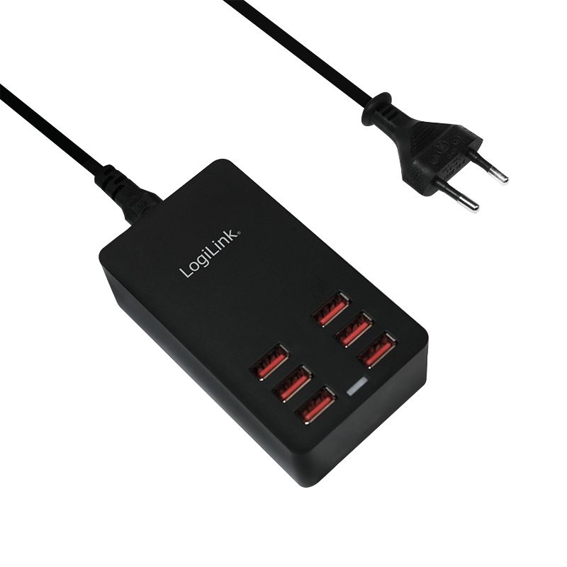 Logilink PA0139 USB table charger 6x USB-A 32W