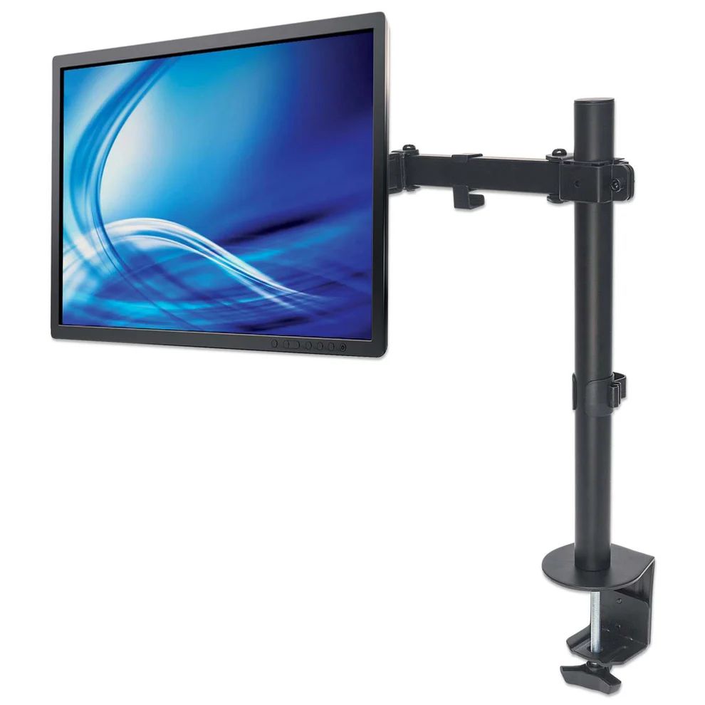 Manhattan Universal Monitor Mount with Double-Link Swing Arm 13"-32" Black