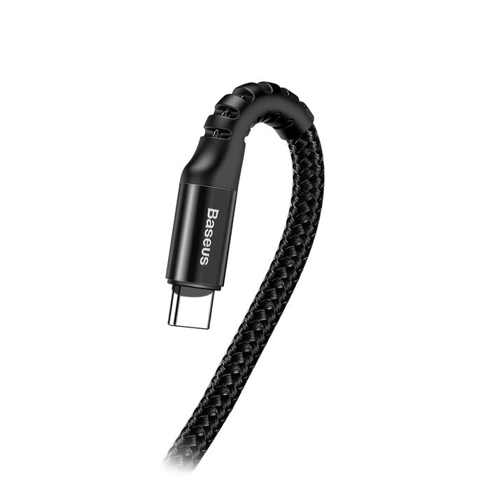 Baseus Fish Eye USB-C Spring Cable 2A 1m Black