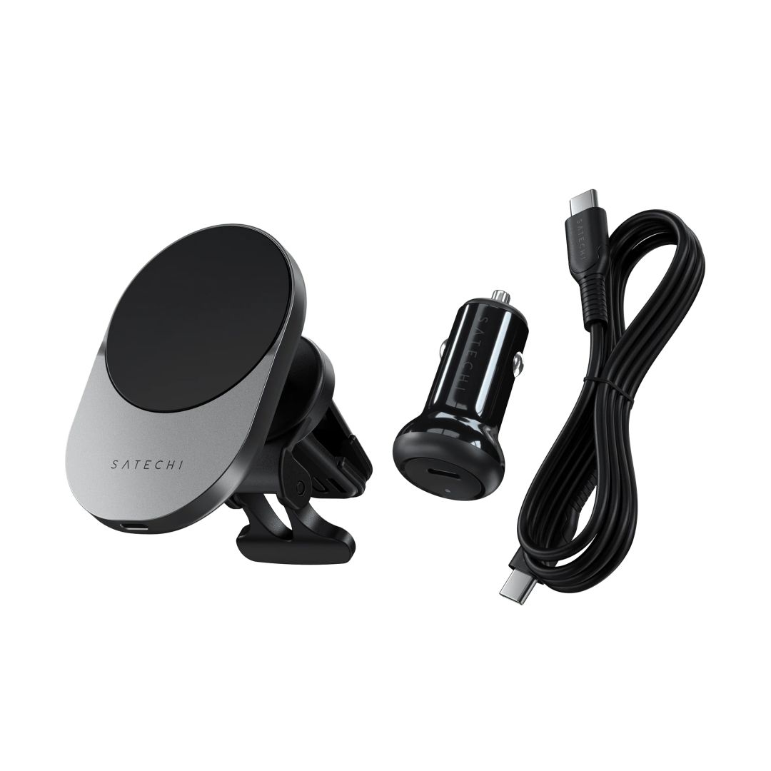 Satechi Qi2 Wireless Car Charger Space Grey