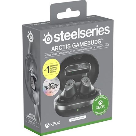 Steelseries Arctis GameBuds XBOX Wireless Bluetooth Gaming Headset Black